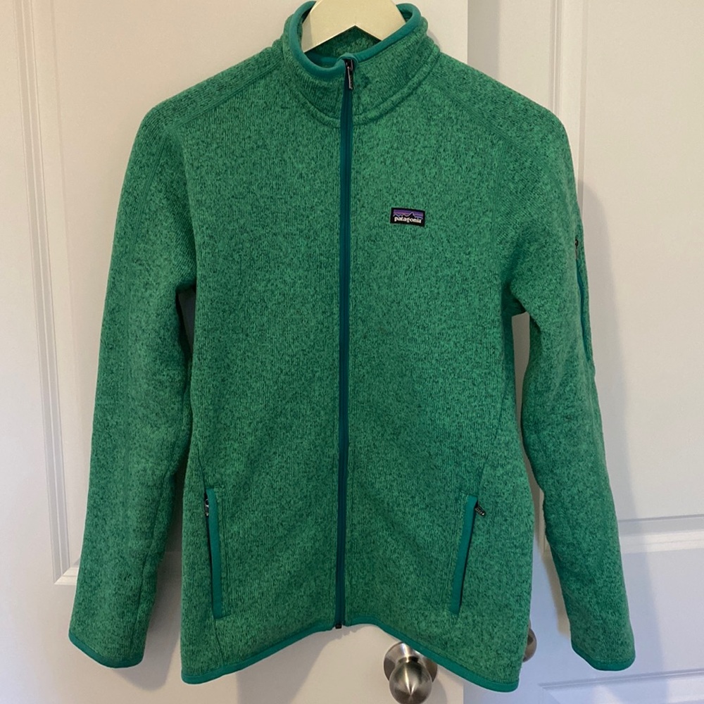 Patagonia Better Sweater Fleece Full Zip Coat - Heathered Green